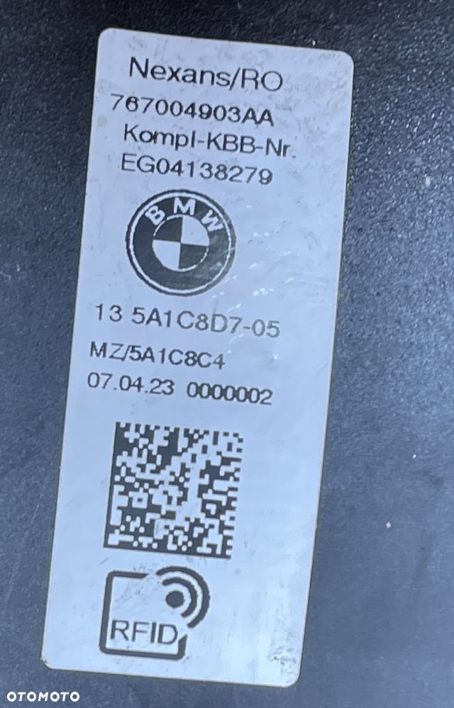 BMW IX1 X1 U11 PRZEWÓD WYSOKIEGO NAPIĘCIA KABLE 5A1C8D7 - 5