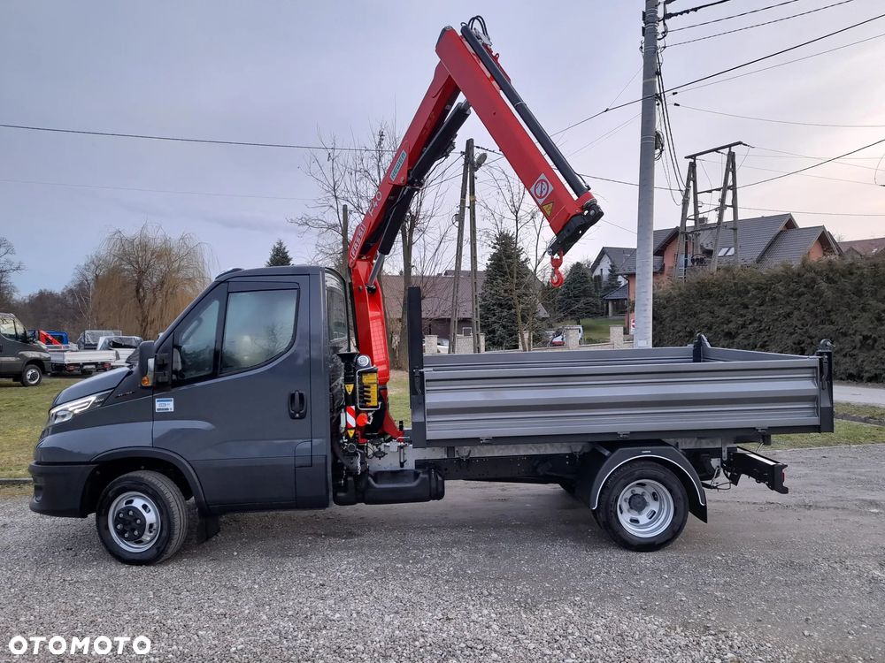 Iveco 50c16 50c18 dmc 3,5t silnik 3.0 HDS dzwig żuraw FASSI f40 WYWROTKA kiper skrzynia - NOWY- Polski salon - 5