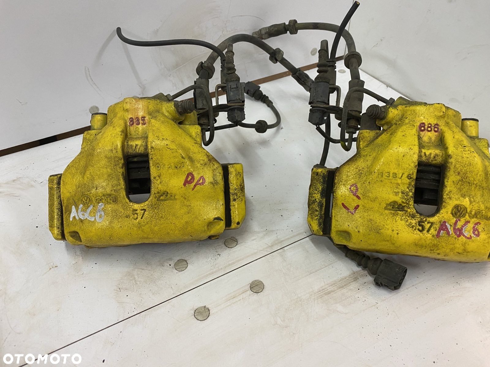 ZACISKI JARZMA KLOCKI KOMPLET TRW 312 MM PRZÓD VW SKODA SEAT AUDI A4 B6/B7 C6, A6 C6 LIFT 886 - 3