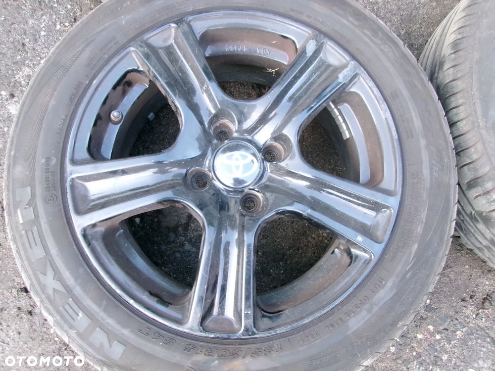 KOŁA FELGI ALUMINIOWE OPONY TOYOTA YARIS 185/60/15 4x100 KOMPL  YARIS II    III - 2