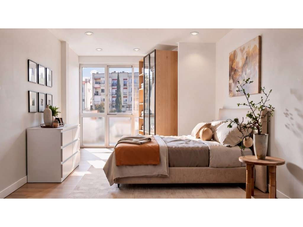 T4 Remodelado com suíte, a 5 minutos das praias de Estoril - Grande imagem: 4/28