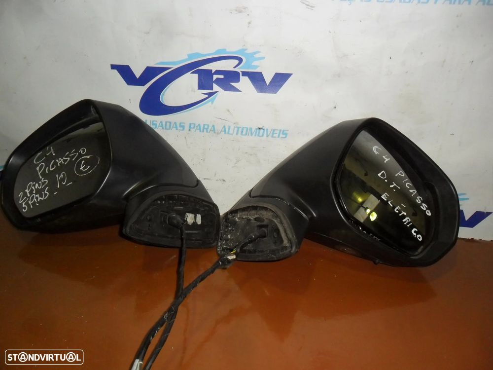 Espelho retrovisor direito Citroën C4 Picasso 2010
