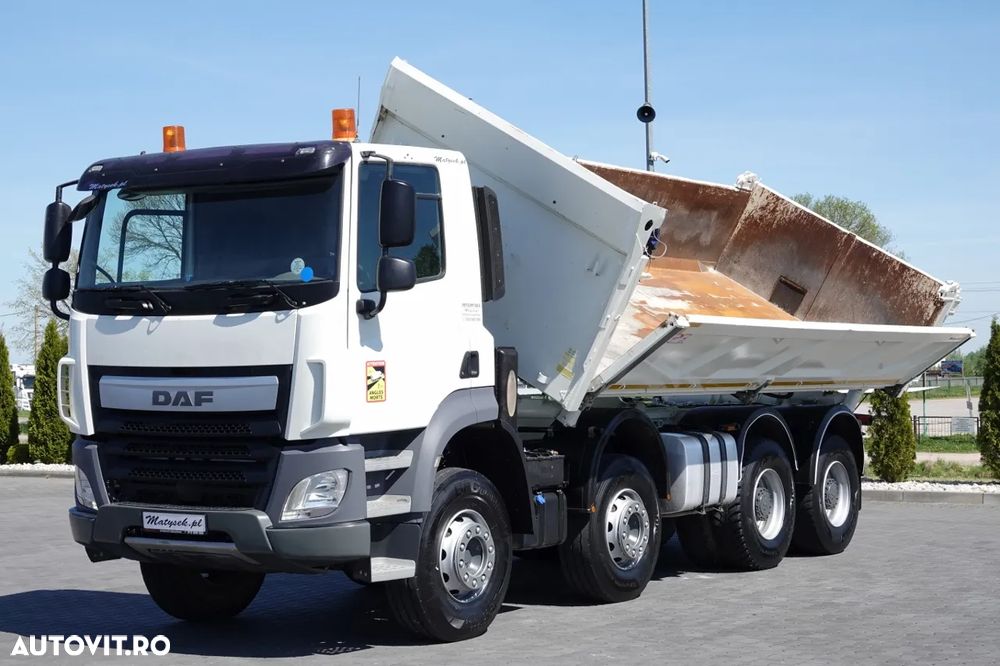 DAF CF 460 / 8x4 / BASCULATOR / HYDROBRADNA / BORDMATIC / IMPORTAT - 5