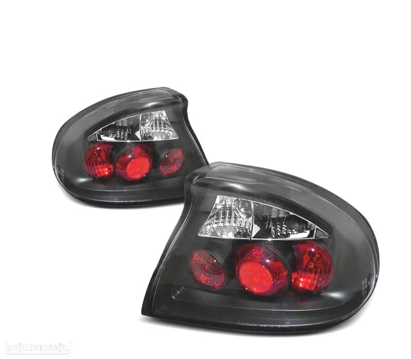 FAROLINS TRASEIROS OPEL TIGRA 94-00 PRETO - 1
