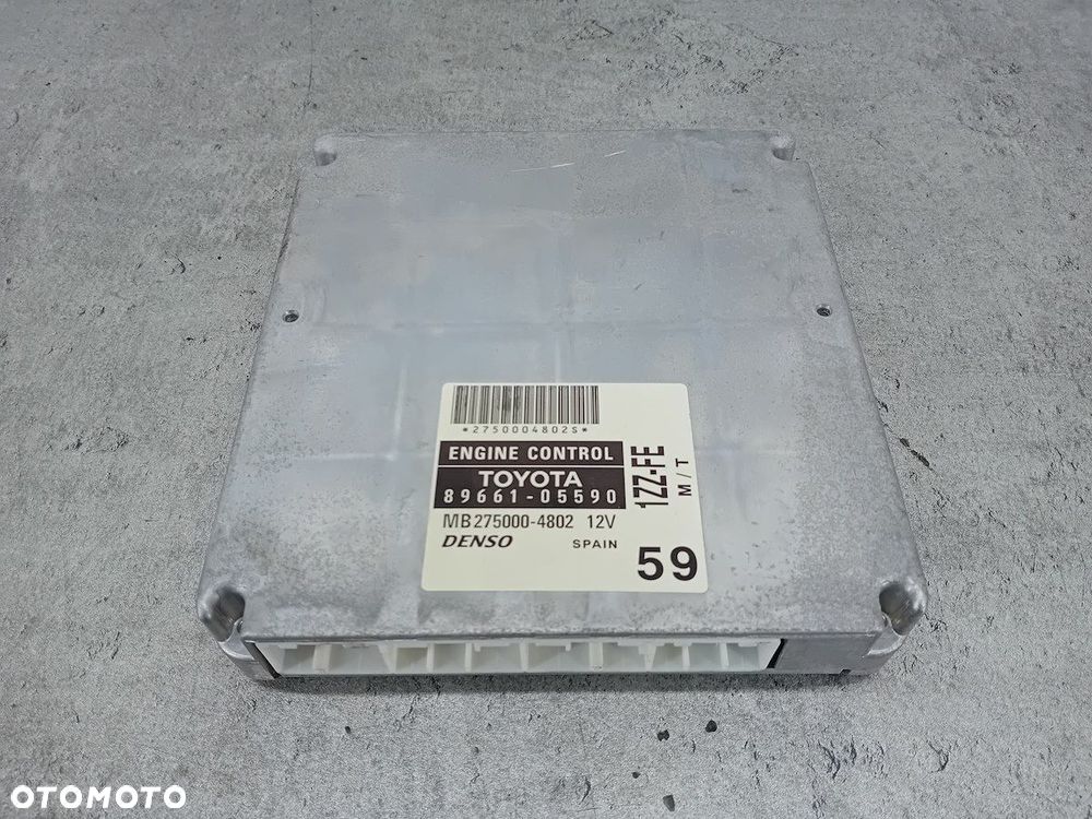 KOMPUTER, STEROWNIK TOYOTA AVENSIS II T25 89661-05590 MB275000-4802 1.8 - 2