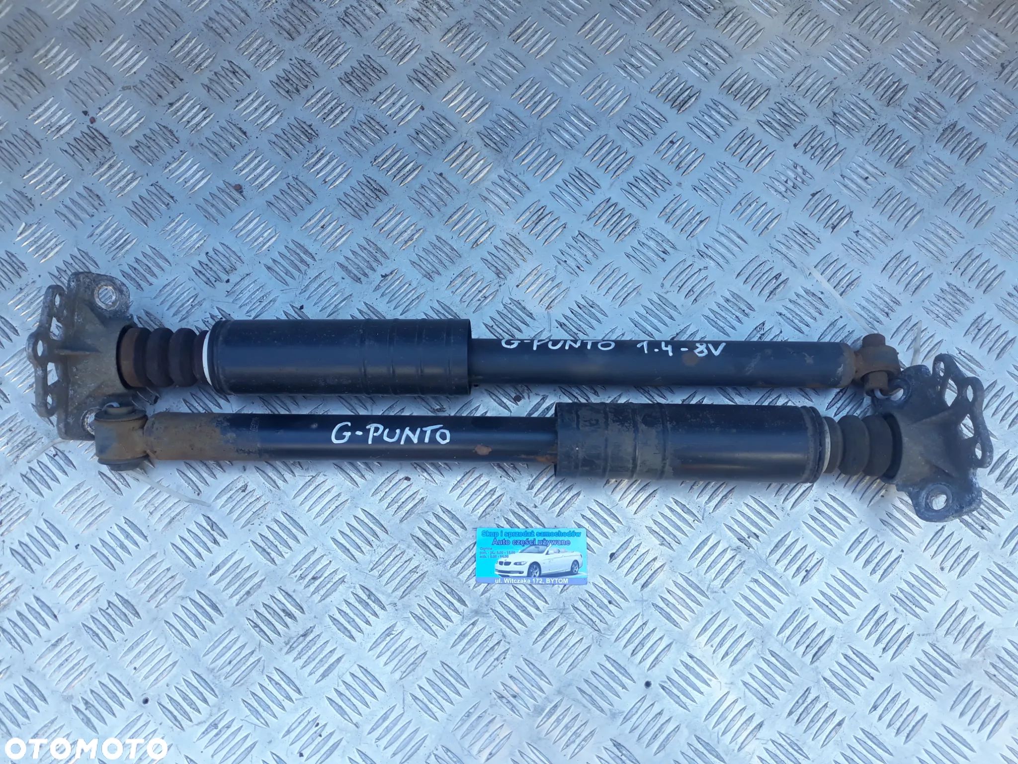 AMORTYZATOR TYŁ FIAT GRANDE PUNTO 1,4 8V  2007r  (KOMPLET) - 1