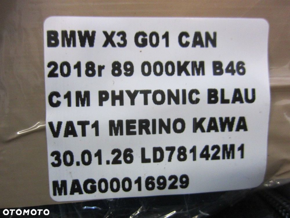 BMW X3 G01 X4 G02 ZAWIAS DRZWI ZAWIASY PRAWY TYŁ TYLNE C1M 2SZ PARA 7397384 - 8