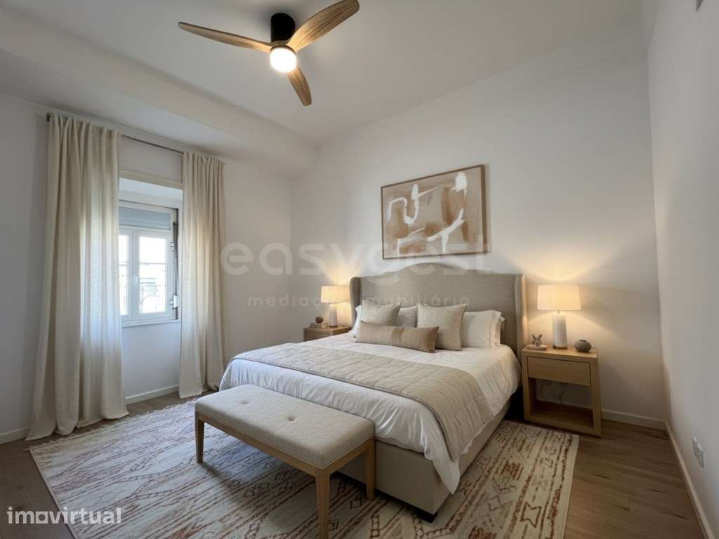 Apartamento T1+1, remodelação total, Luz Natural, junto a Rua Sampa... - Grande imagem: 4/22
