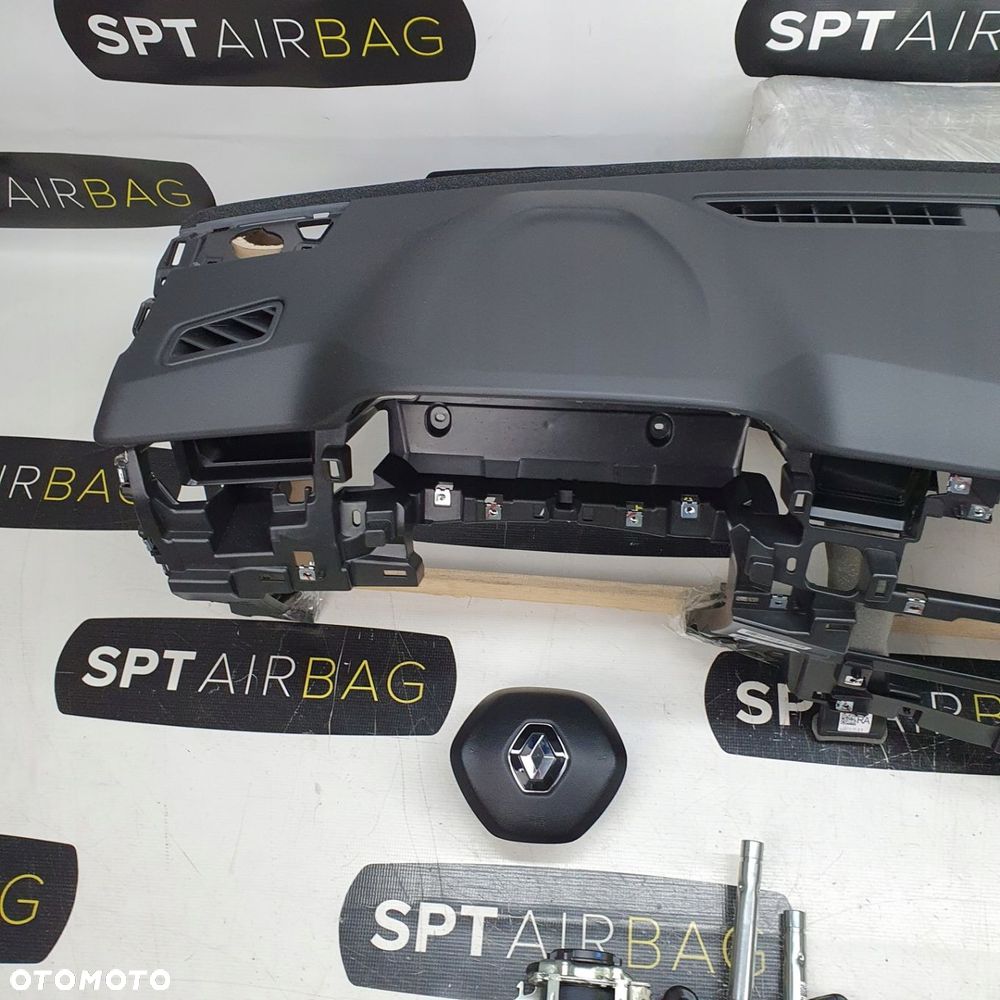 RENAULT ARKANA DESKA ROZDZIELCZA KONSOLA KOKPIT PULPIT PODUSZKI AIRBAG AIR BAG PASY KIT SET - 2
