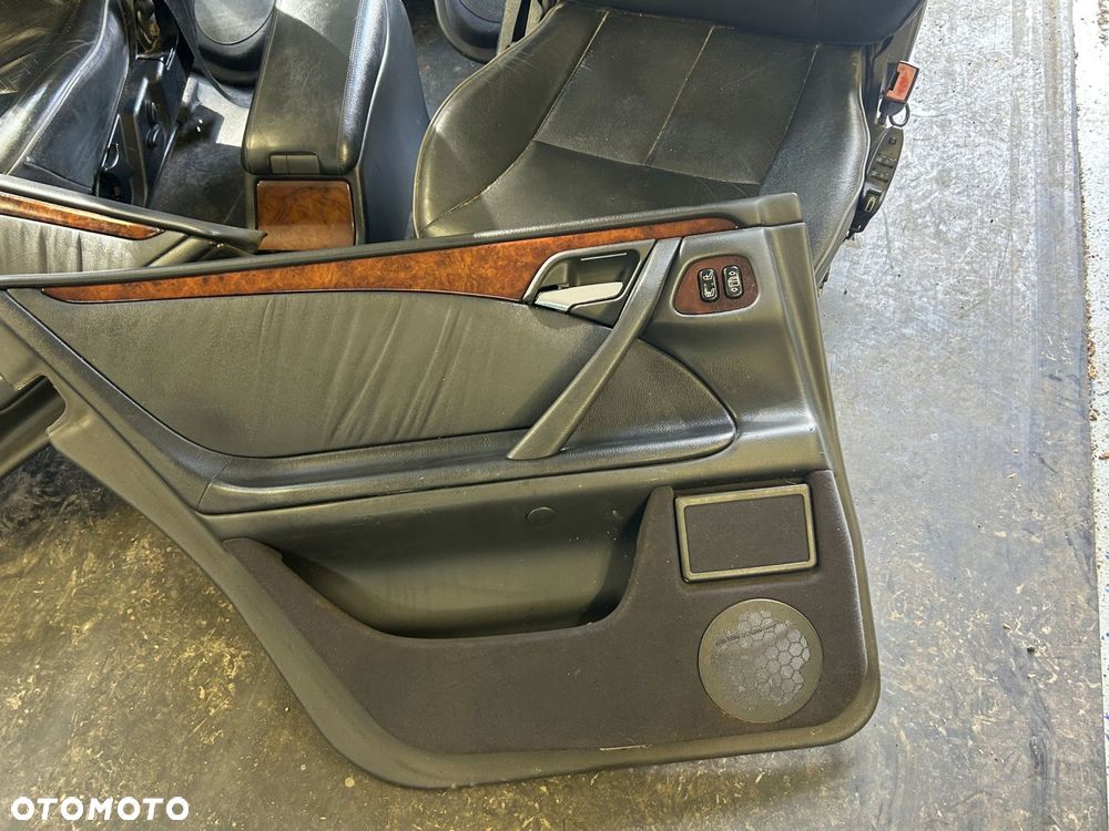 mercedes w210 sedan fotele kanapa skóra podgrzewane europa - 11