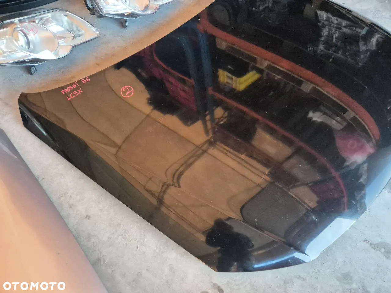 PASSAT B6 ZDERZAK LAMPA MASKA DOKŁADKA REFLEKTOR LC9X LB5M - 3