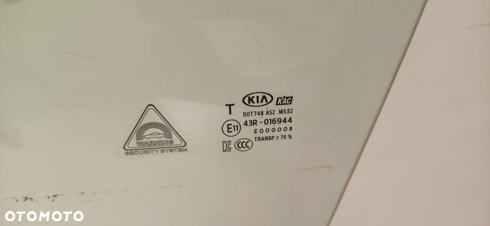 KIA STONIC SZYBA DRZWI LEWA PRZÓD PRZEDNIA PRZEDNICH LEWYCH 17-21 - 2