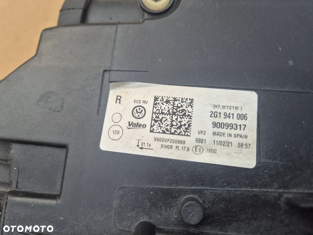 VW Polo VI lampa prawa.Oryginał.2017-2021.Zwykła. - 6