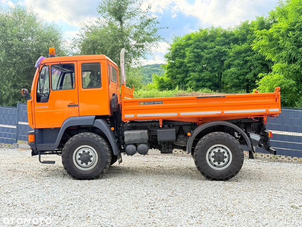MAN * MAN 10-220 * Pług * Kiper Wywrotka Meiller * 4x4 * Zimowe Utrzymanie * Unimog * - 8