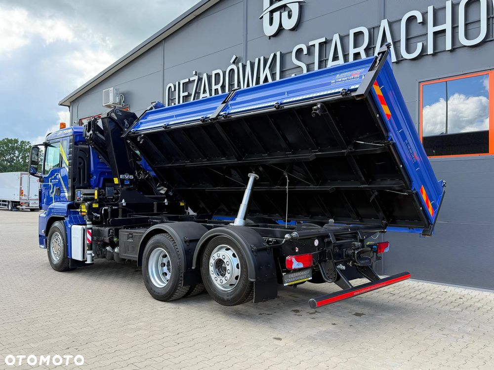 MAN TGM TGS TGX 26.360 // E5 // Klimatyzacja/ 6x2 6x4 // WYWROTKA 3-S // HMF 1420 K2 // kipper, krane, crane, żuraw, dźwig, wywrot - 10