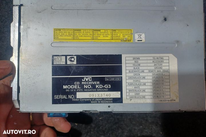 Radio cd 091X3740 UNIVERSAL Volkswagen VW Golf 4 [1997 - 2006] wagon - 4