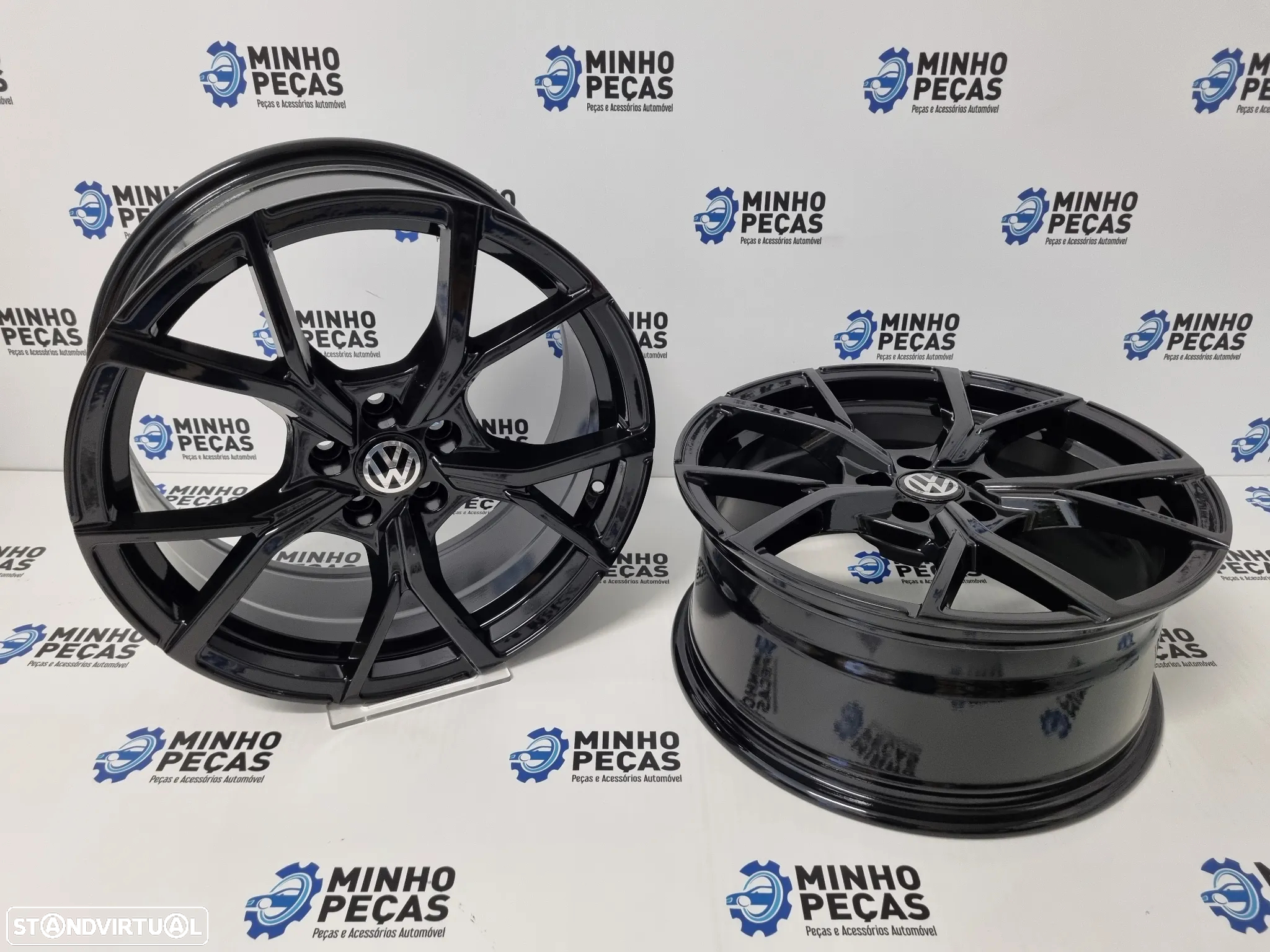 Jantes New Golf R 2021 em 17 (5x100) Preto Brilho - 4
