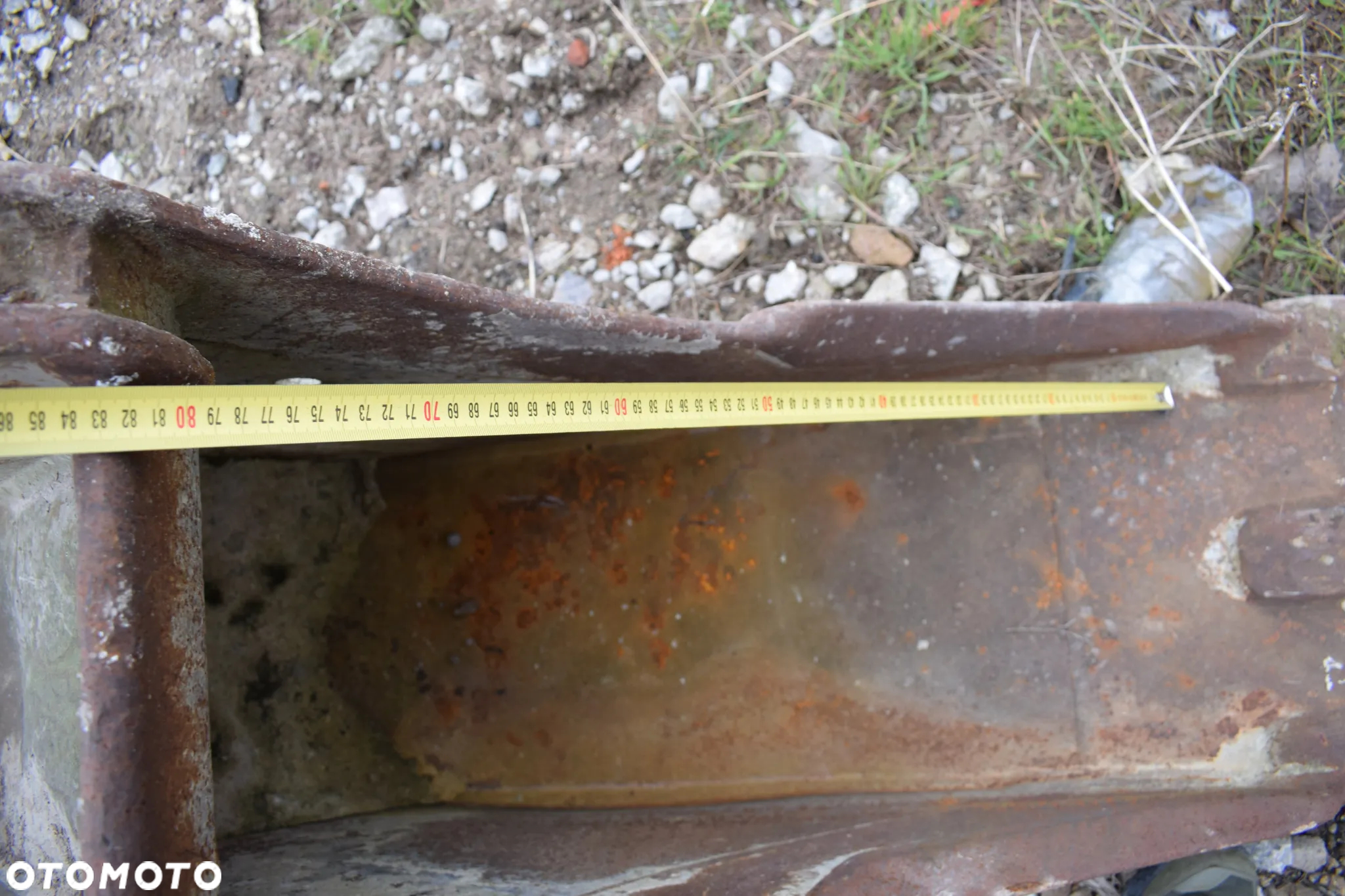 Wąska łyżka kopiąca * 40 CM * fi 65 * - 11