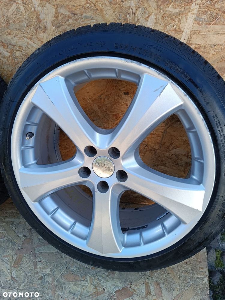 VW MAM FELGI ALUMINIOWE  OPONY 225/40R18 5x110 8Jx18 ET35 FI62 X4SZT KOMPET - 2
