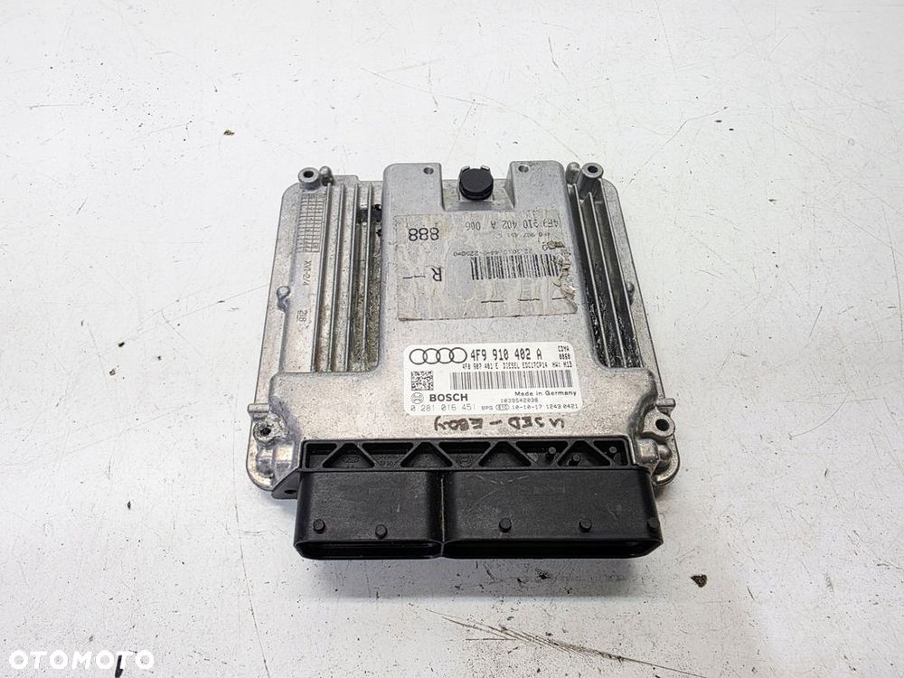 KOMPUTER STEROWNIK SILNIKA AUDI A6 C6 LIFT 3.0 TDI 4F9910402A 4F0907401E - 1