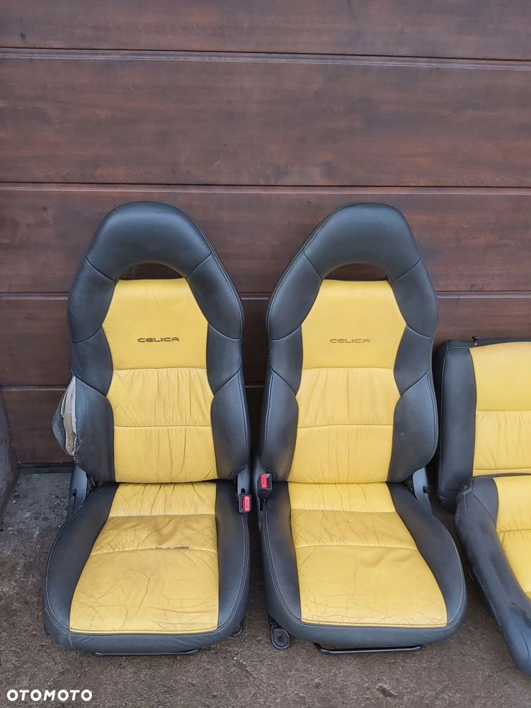 Toyota Celica VII 7 fotel fotele skóra przód tył - 2
