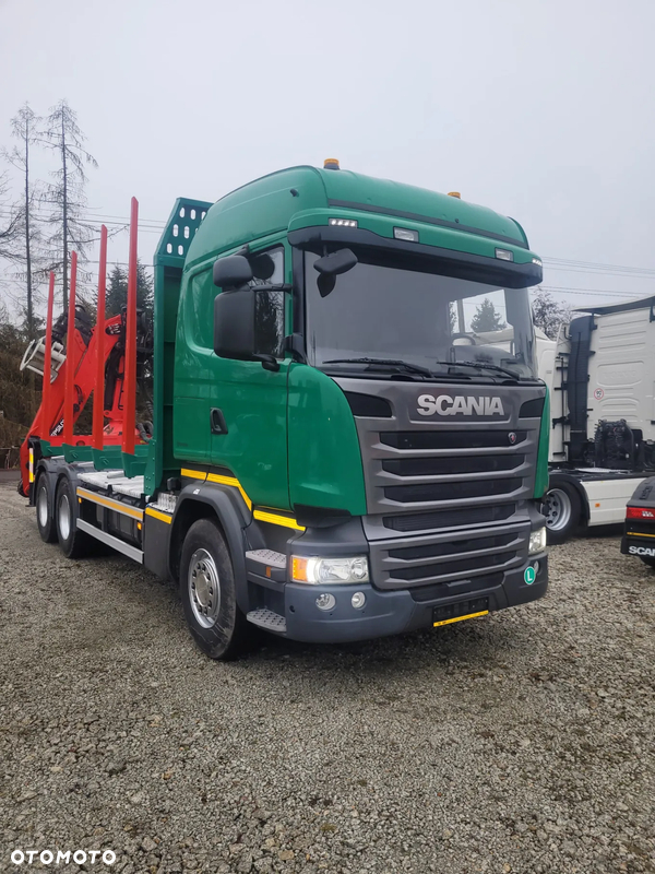 Scania R 450/Do Lasu/Kłody/Drewna/Stos/Epsilion/285tkm