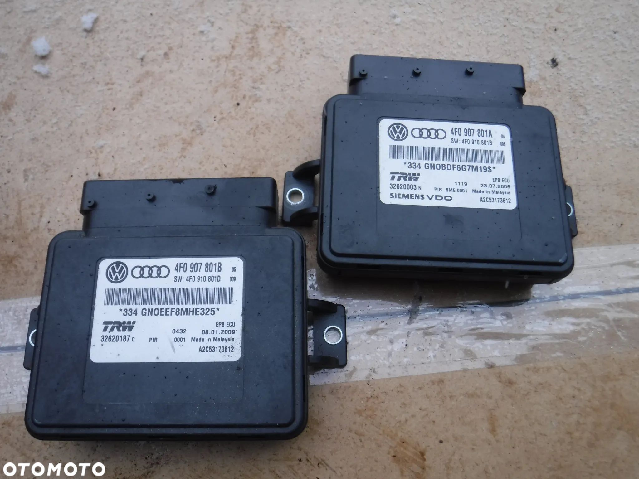 Audi A6 C6  modul hamulca 4F0907801A 4F0910801B 4F0907801B 4F0910801D - 1