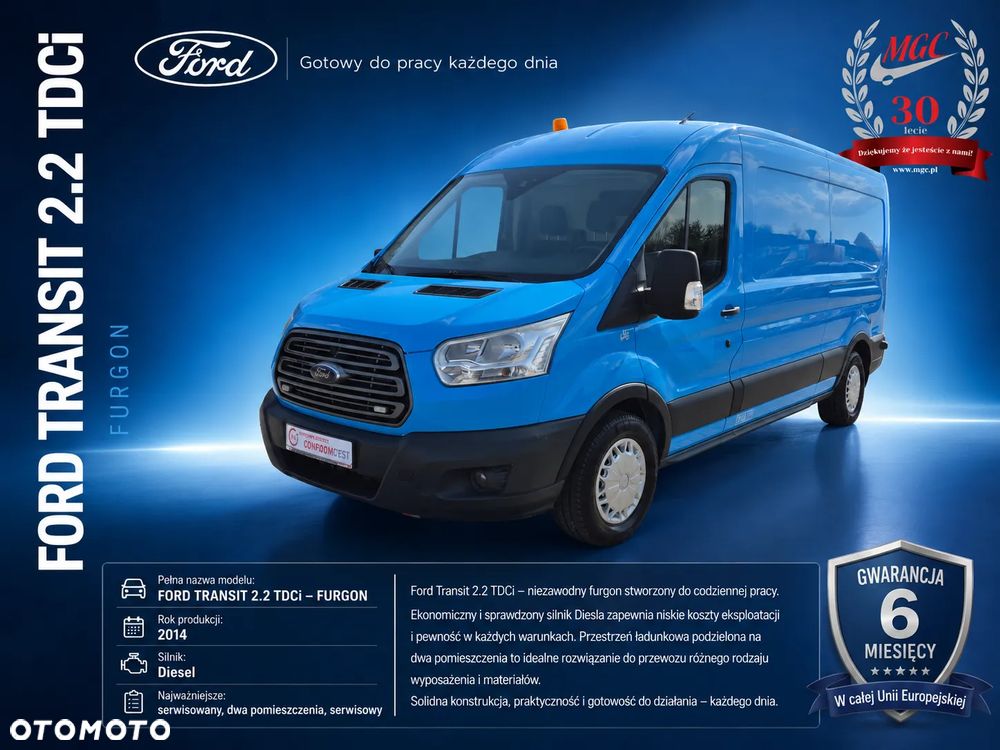 Ford Transit 2.2 TDCi / L3H2 / SERWISOWY / MOBILNY WARSZTAT / ASENIZACYJNY / BLASZAK / SERWISOWANY / 1 WŁ / EURO 5 / KAMERA DO KANALIZACJI - 2