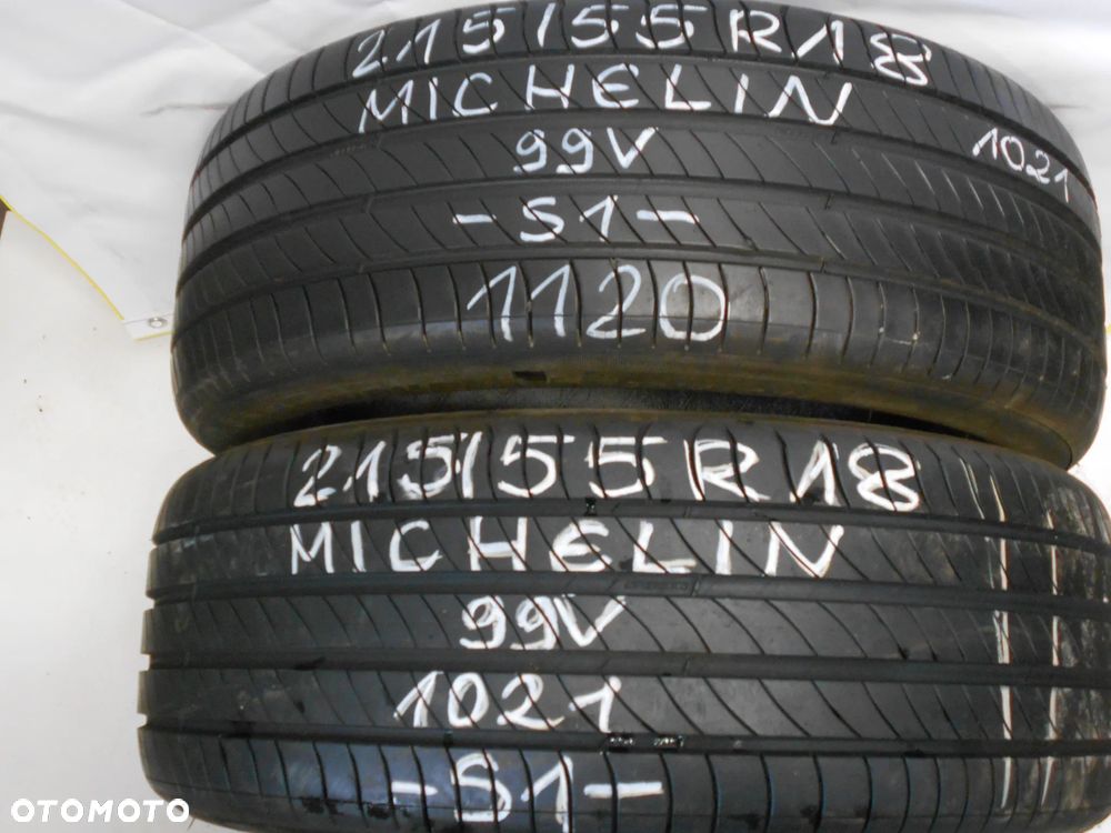 OPONY 215/55R18 MICHELIN PRIMACY 4 S1 DOT  1021 / 1120  8MM - 1
