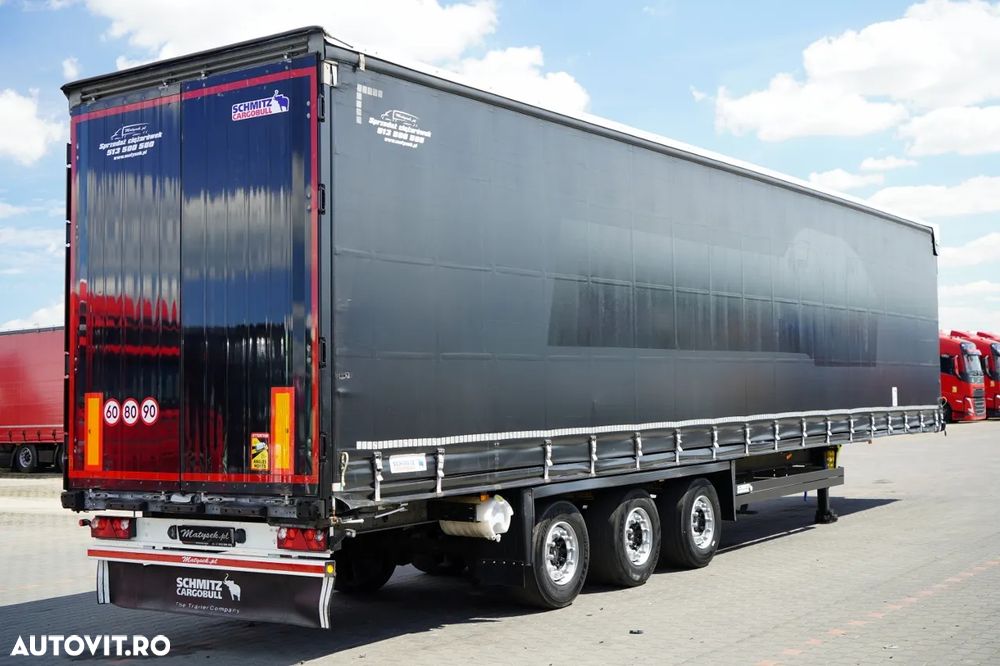 Schmitz Cargobull / CORTINĂ / MEGA / LVT / ACOPERIȘ RIDICAT / PUNȚ RIDICAT - 6