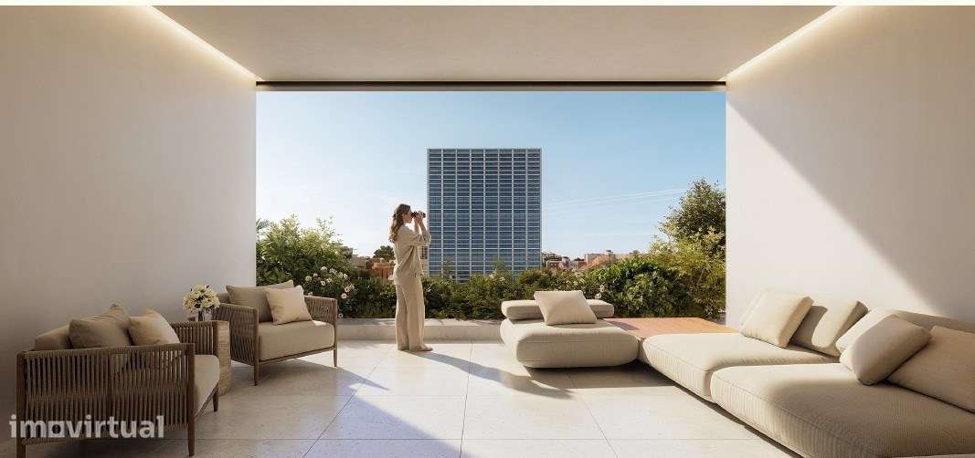 T2 SMART, em projeto, com varanda e garagem na Boavista | Foco - Grande imagem: 3/12
