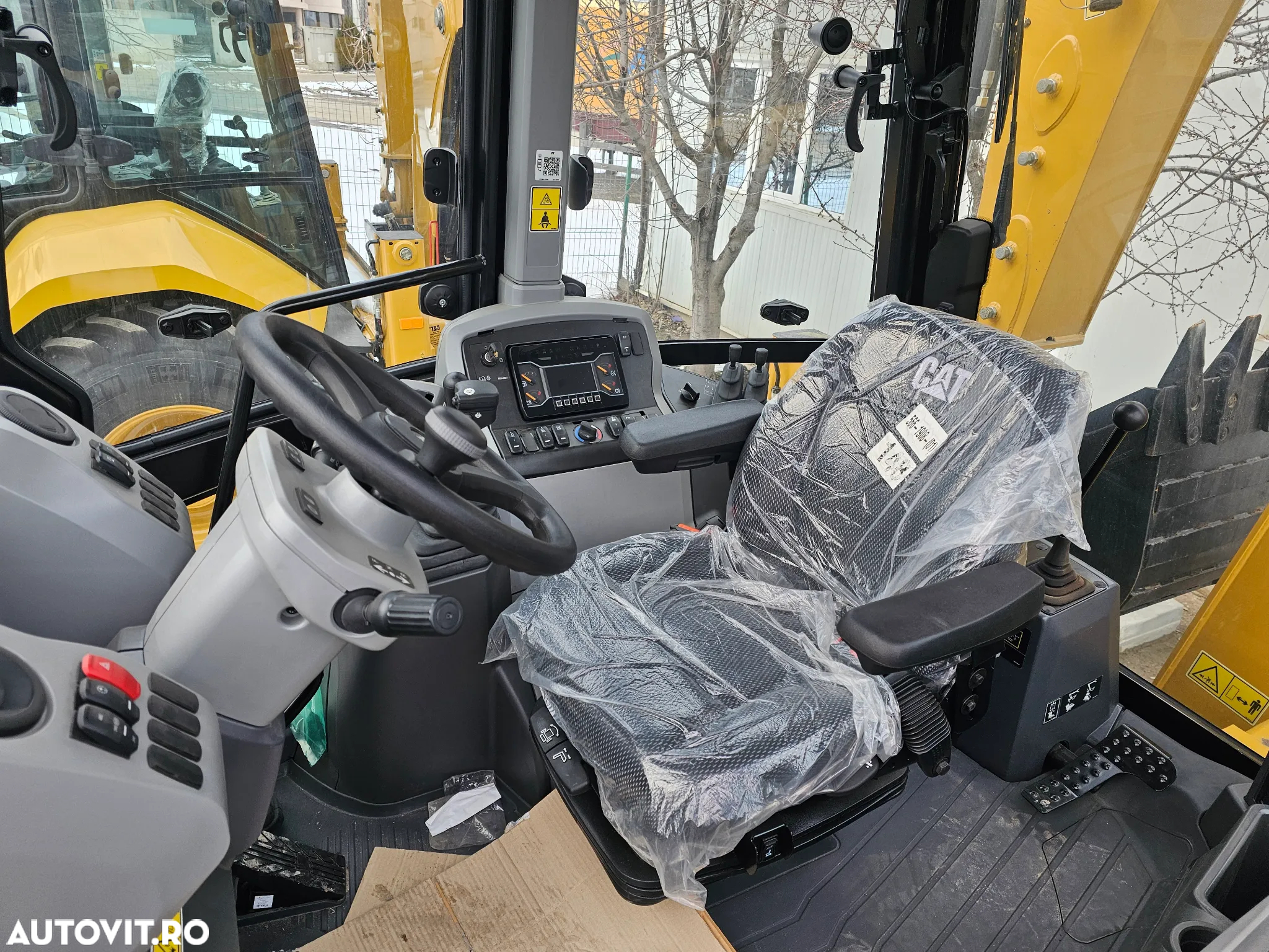 Caterpillar Cat 428 trinity buldoexcavator Nou complet echipat - 7