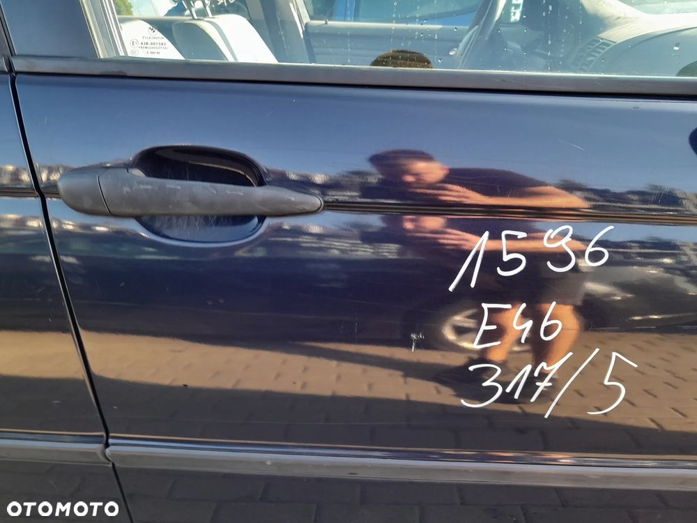 BMW E46 DRZWI PRAWE PRZEDNIE PRAWY PRZÓD KOLOR: 317/5 - 3