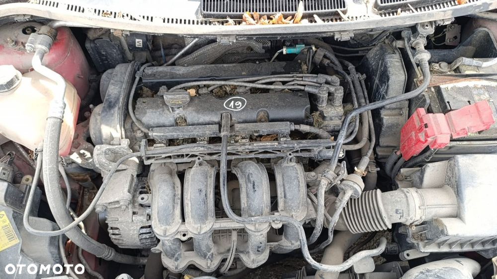 36150 Ford Fiesta VII MK7 model od 08-12 przebieg 219 tysięcy silnik 1.25 60 km STJA/STJB lakier K9 - 9