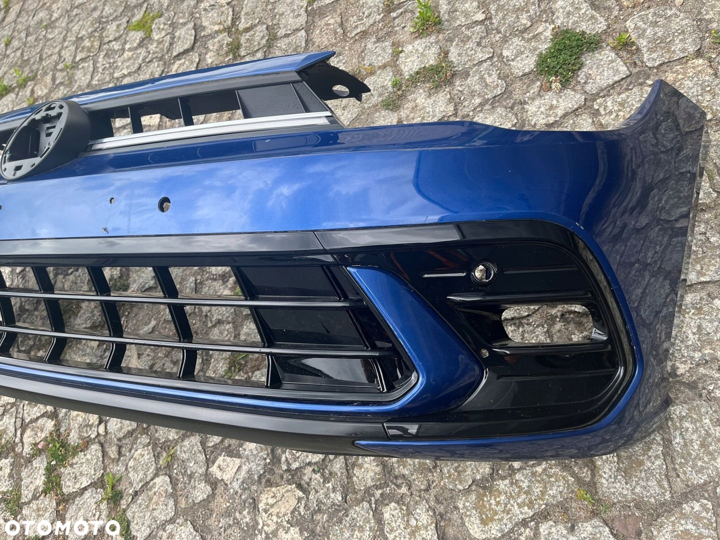 VW POLO ZDERZAK PRZEDNI 2022- PRZÓD PDC KRATKI 2G R-LINE SPOILER GRILL - 2