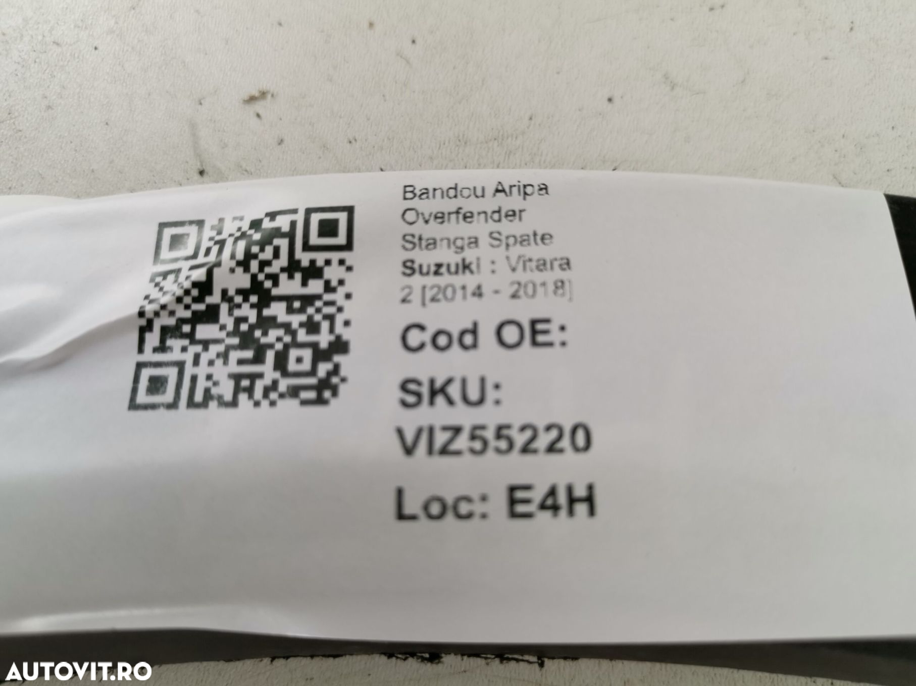 Bandou Aripa Overfender Stanga Spate Suzuki  Vitara 2 [2014 - 2018] Or - 8