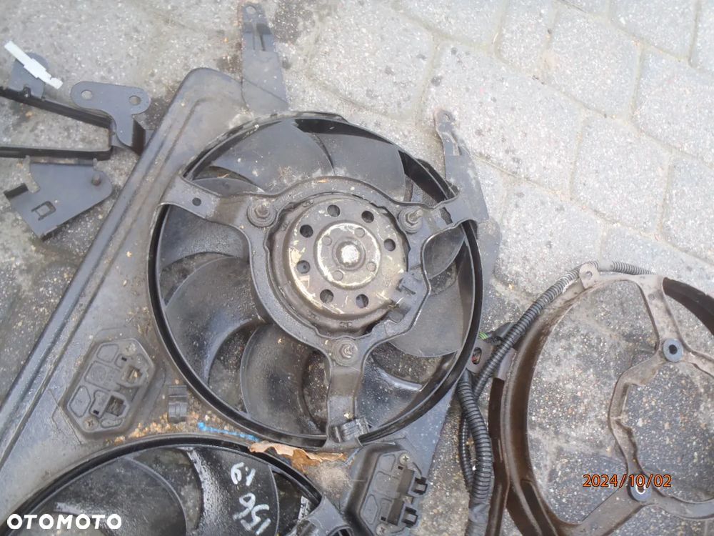 wentylator chłodnicy ramka obudowa alfa romeo lancia kappa dedra thema 147 156 159 155 oryginał jak nowy - 12