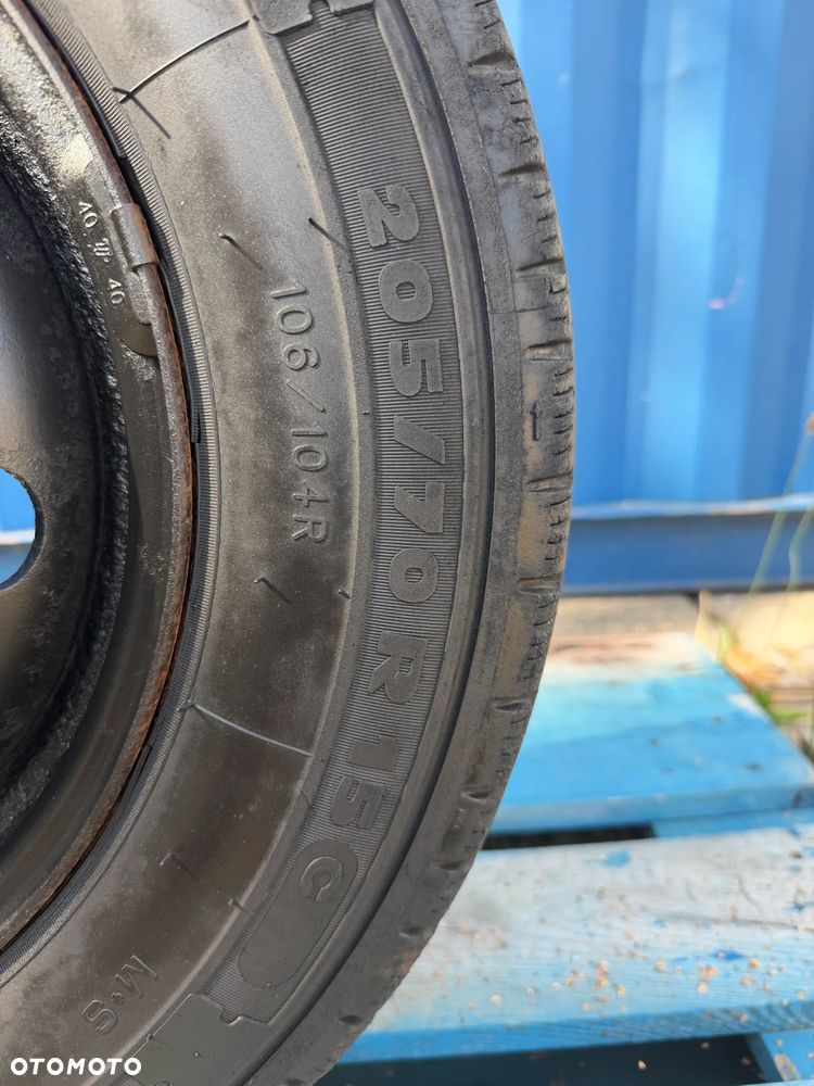 Koło Zapasowe Zapas  IVECO DAILY IV 35S11  205/70R15C  ET68  61500260569  6J ET68 5x118 - 2