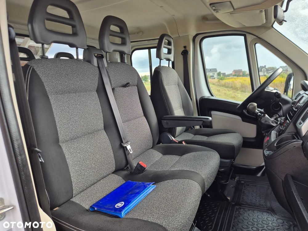 Fiat DUCATO MAXI 2.3 POWER 180KM KIPER DUBEL BRYGADÓWKA 7 0SÓB SALON PL 2017R - 27