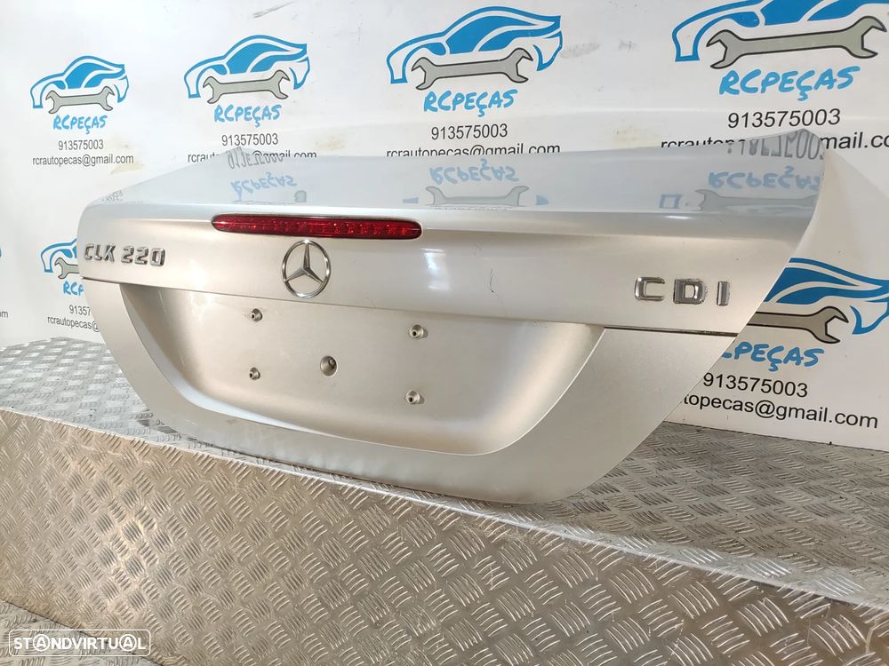 PORTA TAMPA MALA MERCEDES BENZ CLASS CLK W209 A2097500275 FECHO PUXADOR LUZ 3º STOP - 3