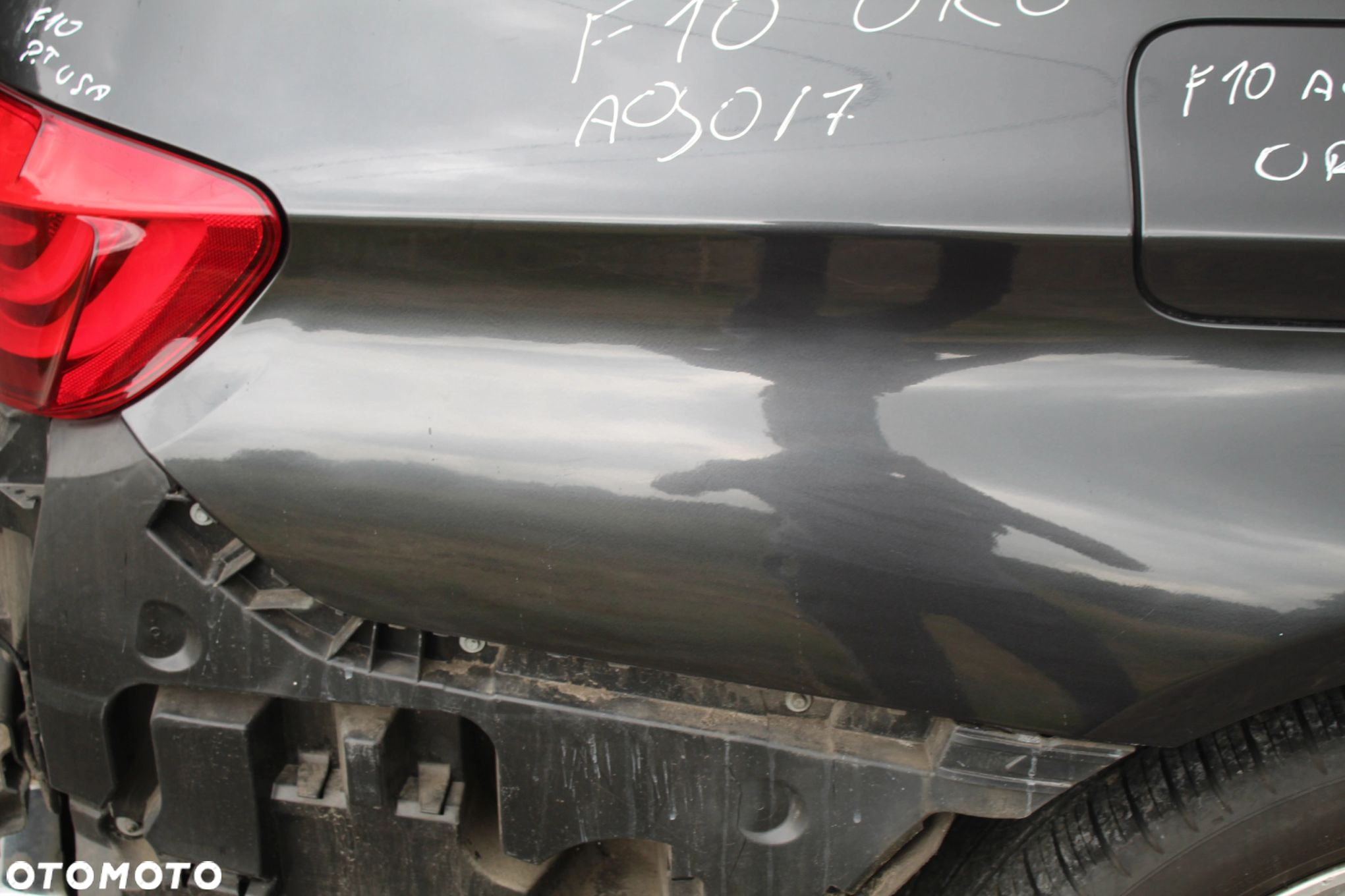 ĆWIARTKA BŁOTNIK PRAWY TYŁ BMW F10 SEDAN A90 SOPHISTOGRAU ORG LAKIER - 4