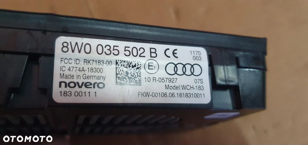 Ładowarka indukcyjna indukcja stacja Audi A4 B9 8W0035502B - 6