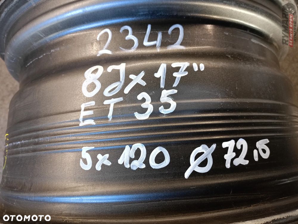 ŚLĄSK ALUFELGI 8X17" 5x120 ET35 BMW OPEL INSIGNIA KOMPLET - 8