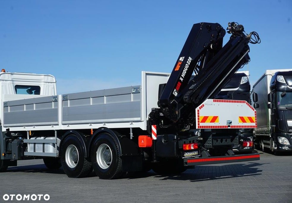 Mercedes-Benz AROCS / 2643 / 6 X 4 / SKRZYNIOWY + HDS / HIAB 228 E – 4 / WYS. 13 M - 27