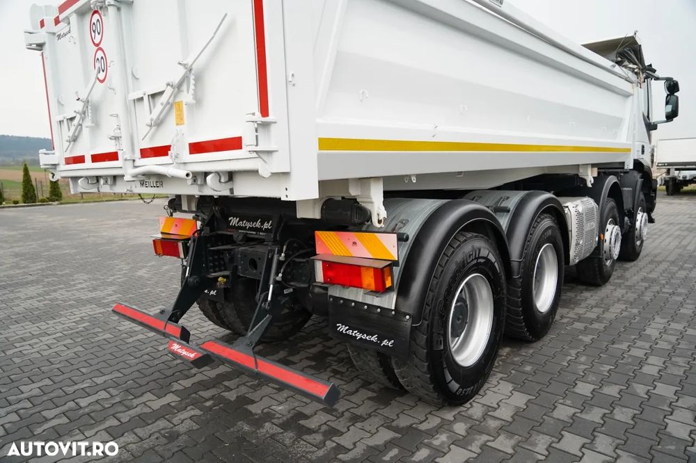 Iveco TRAKKER / 8x4 / BASCULATOR / HIDRODOXY SIDE / BORDMATIC / EURO 6 / MEILLER KIPPER - 21