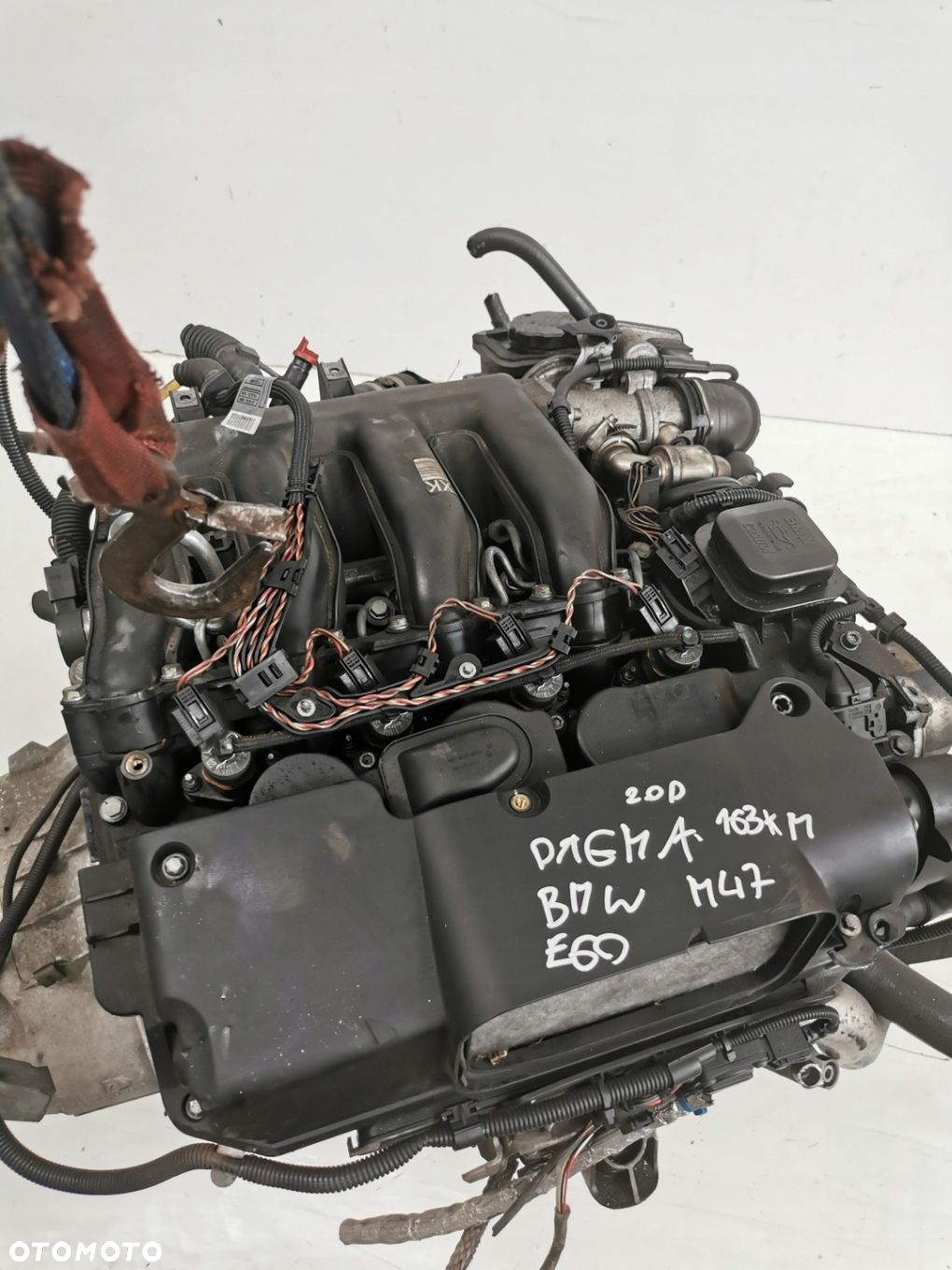 SILNIK KOMPLETNY BMW 5 E60 E61 2.0D M47D20 - 2