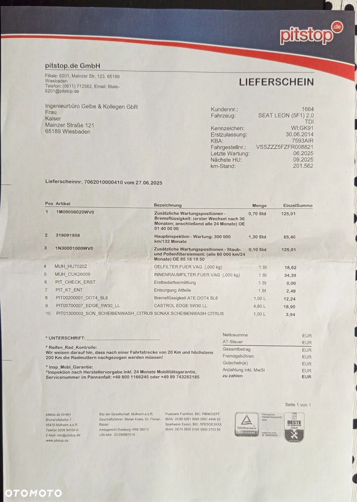 Seat Leon 2.0 TDI DPF Ecomotive FR - 36