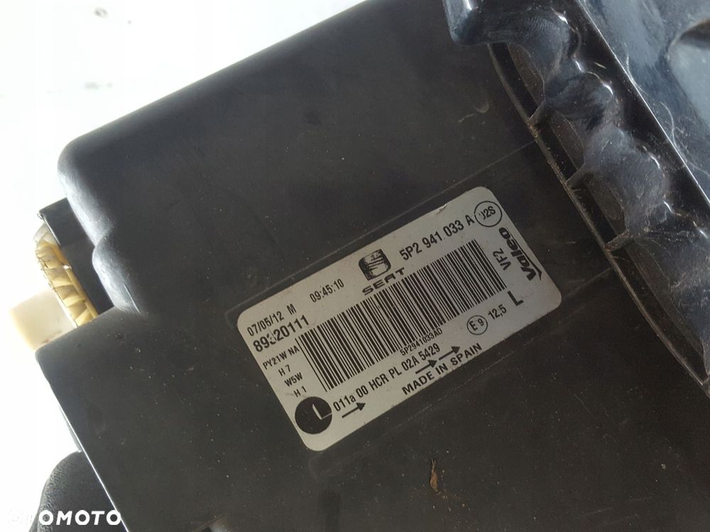 SEAT LEON 2 II LIFT 09-12r LAMPA LEWA PRZÓD ANGLIK - 6