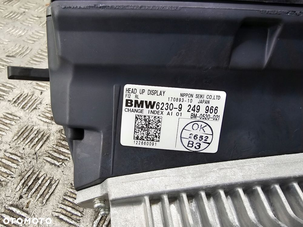 rzutnik ekran head up 6230-9 bmw 7 f01 f02 f10 - 2