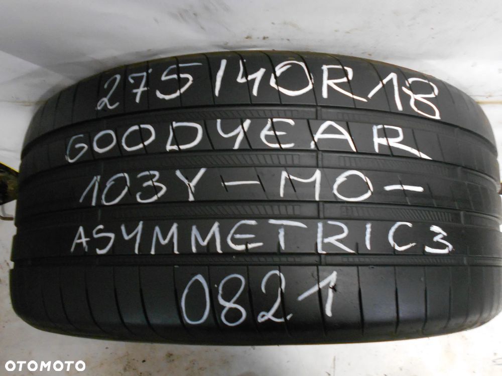 OPONA POJEDYNKA  275/40R18 GOODYEAR  EAGLE F1 ASYMMETRIC 3 MO DOT 0821  6.7MM - 1